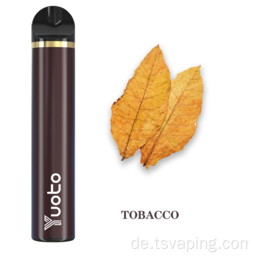 Yoto elektronische Zigarette 1500 Puff Einweg -Vape Pod